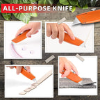 DIYSELF 30 Pack Box Cutter Heavy Duty Aluminium Shell Utility Knife | SK5 Steel - Image 4