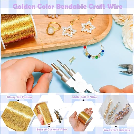 328 Feet Tarnish Resistant Copper Wires 28 Gauge Jewelry Craft Wires Beading - Image 3