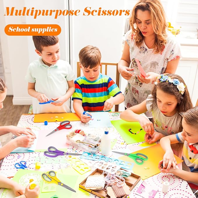 Scissors Bulk Set of 24-Pack, Taotree 8"Scissors All Purpose Heavy Duty | Sharp - Image 2
