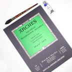 Arches Watercolor Pad, Cold Press, 9x12 inches, 12 Sheets - Image 2