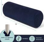 AllSett Health Round Cervical Roll Cylinder Bolster Pillow - Image 5