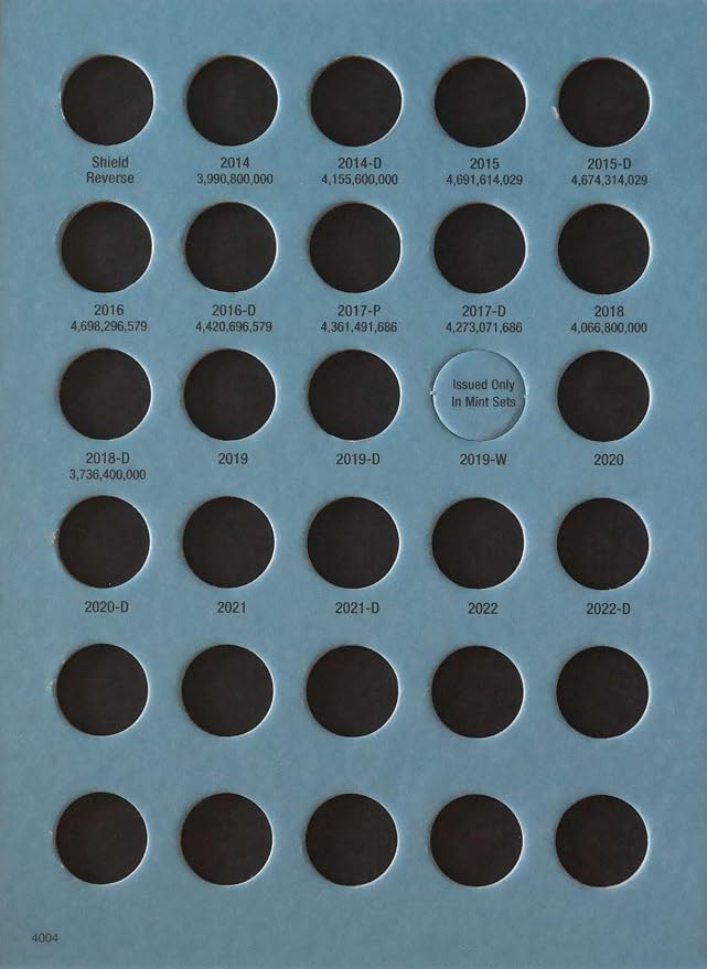 Whitman US Lincoln Cent Coin Folder Volume 4 Starting 2014 #4004 - Image 2