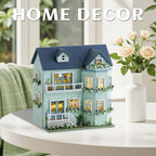 Flever Dollhouse Miniature DIY House Kit Creative Room - Image 9