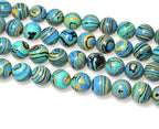 MJDCB Synthesis Colour Malachite Beads Beautiful Fashion Round Stone Beads - Image 5