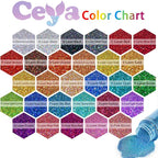 Ceya 3.8oz/ 110g Holographic Ultra Fine Glitter Powder Laser Violet Glitter - Image 3
