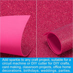 PATIKIL 30Sheets Wine Red EVA Glitter Foam Sheet 11.8 x 7.9 Inch 2mm Thick - Image 5