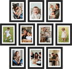 upsimples 5x7 Picture Frame, Photo Collage Wall Decor Set of 10, Wall or by upsimples