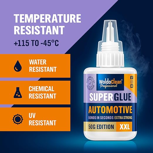 WoldoClean Super Glue for Cars and Trucks 50g - Image 6