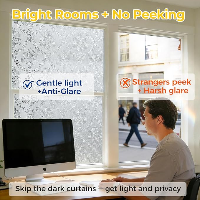 OHTMERU Window Privacy Film Decorative - Image 2