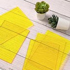 Lesnlok 24 x 36 Transparent Yellow Acrylic Sheets 1/8 inch Thick 3mm Clear - Image 5