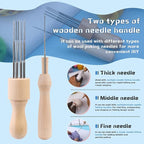 SOCNITC 70 Colors Needle Felting Kit, Wool Felting Kit - Image 4