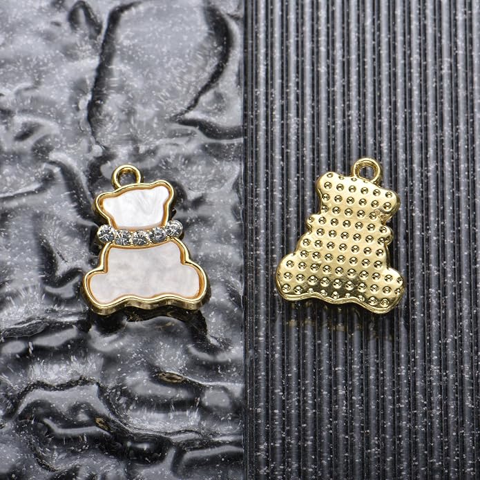 Pack of 20 Shell Charms Gold Plated Pendants Color Retention Pendants - Image 3