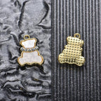 Pack of 20 Shell Charms Gold Plated Pendants Color Retention Pendants - Image 3