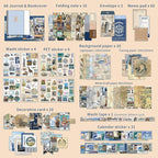 emmoolife Scrapbooking Supplies Kit, Daily Life World Travel Scrapbook Kit - Image 2