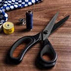LIVINGO 8.5” Premium Heavy Duty Scissors, Forged Stainless Steel Titanium - Image 5
