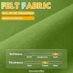 Moss 18" X 36" Felt Fabric Sheet - Image 2
