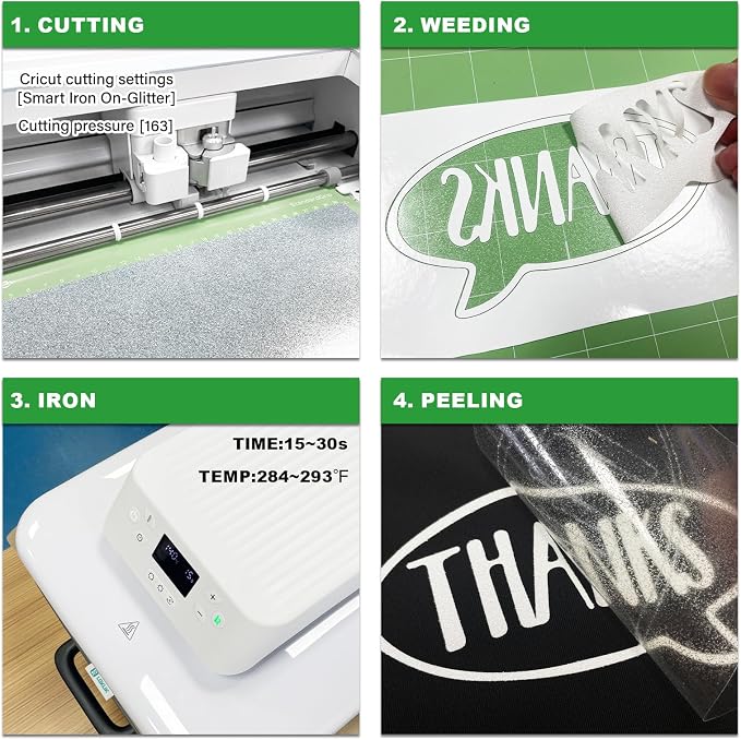 Glitter HTV Heat Transfer Vinyl Rolls - Image 5