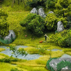 Warmtree 10 Pcs Diorama Rocks Fake Rock Miniature Stone Rock Statue - Image 6