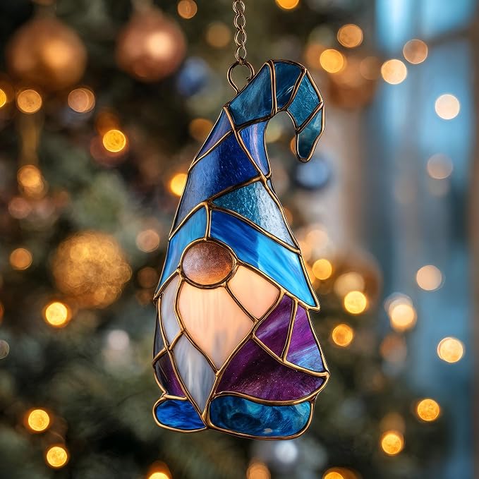 Enchanted Gnome Acrylic Suncatcher by Unknown