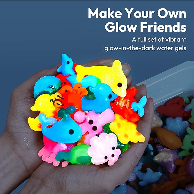 Klever Kits Glow-in-The-Dark Water Gel Kit, Magic Fairy Water Pets Toy Kit - Image 5