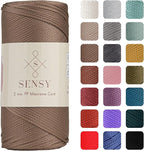 Sensy Premium 2mm 251 Yards Polyester Rope 100% Polypropylene Cord Macrame Cord by SSENSY