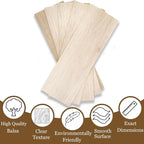 Balsa Wood Sheet 1/8" Inch Thick 12" x 4" Wooden Board - Image 3