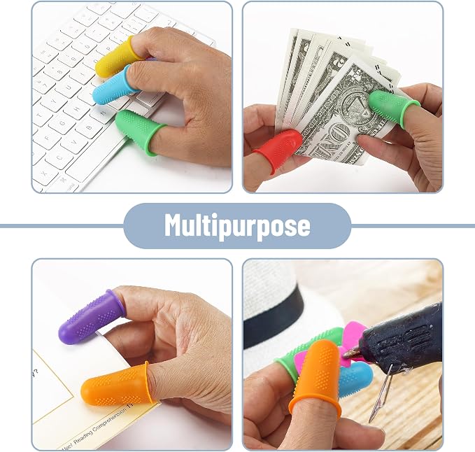 Mr. Pen- Silicone Hot Glue Gun Finger Caps, 3 Sizes | Reusable Silicone Finger - Image 7