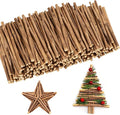 TKOnline 400Pcs Craft Sticks, 10cm 0.1-0.2 Inch in Diameter Wood Log Sticks by TKOnline