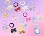 Round Carabiner Clip Bulk 48pcs 1 Inch Colorful Circle Carabiner Key Ring Clips - Image 4