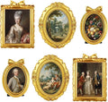 Vicenpal 3 Pcs Tiny Picture Ornate Frames 2.5 x 3.5, 4 x 6, 5 x 7 Inch Small by Vicenpal
