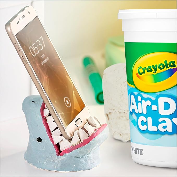 Crayola Air Dry Clay, Teacher Supplies, Natural White Modeling Clay - Image 2
