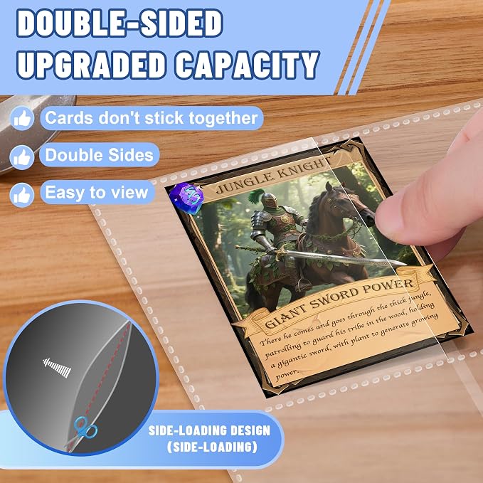 1800 Pocket Trading Card Sleeves - Image 2