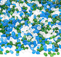 QEQEKAKA Sea Glass Stones for Crafts About 1LB Glass Pebbles Gemstones Bulk for by QEQEKAKA