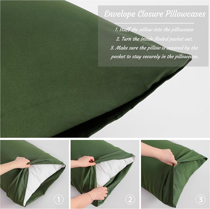 NTBAY Toddler Pillow Cases Set of 2, 2 Pack Brushed Microfiber 14x20 Pillow - Image 4