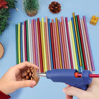 ENPOINT Color Glitter Hot Glue Sticks, Craft Adhesive Waxing Sticks Bulk - Image 7
