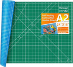 WORKLION 18'' x 24'' Large Self Healing PVC Cutting Mat, Double Sided, Gridded by WORKLION