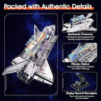 CubicFun NASA Space Shuttle Discovery 3D Puzzle Kit, 126 Pieces - Image 3