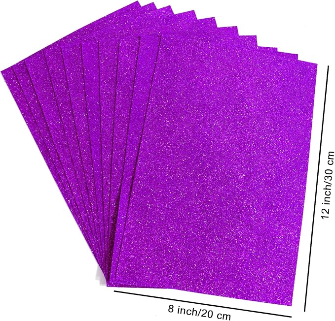 10 Sheets Glitter Paper Sheet for Easter Flag Father's Day Juneteenth Decor - Image 8