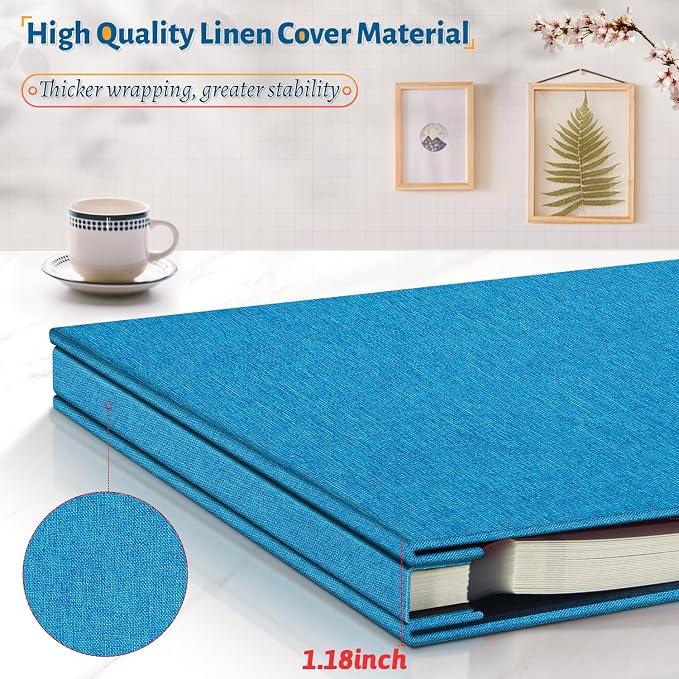 Artfeel Photo Album Self Adhesive Scrapbook, 60 Pages Large Photo Book - Image 5