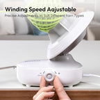 Electric Yarn Winder for Crocheting, Upgrade Dual-Spring Tension 10oz Large - Image 4