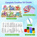 JoyCat Paint with Water Coloring Books & Shimmer Art | Art & Craft Activity - Image 5