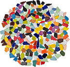 1.1lb Ceramic Mosaic Tiles, Mixed Colour Ceramic Mosaic Pieces - Image 7