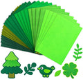 24 Pcs Green Felt Fabric Sheets, 8 Inch X 12 Inch 1mm Craft Felt, Felt Sheets by Catephe