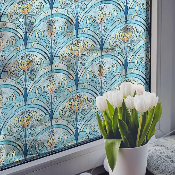 Vintage Stained Glass Window Film - Image 3