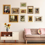 10-Pack Gold Vintage Picture Frames Set, Antique Gallery Wall Frame Set | Wall - Image 7