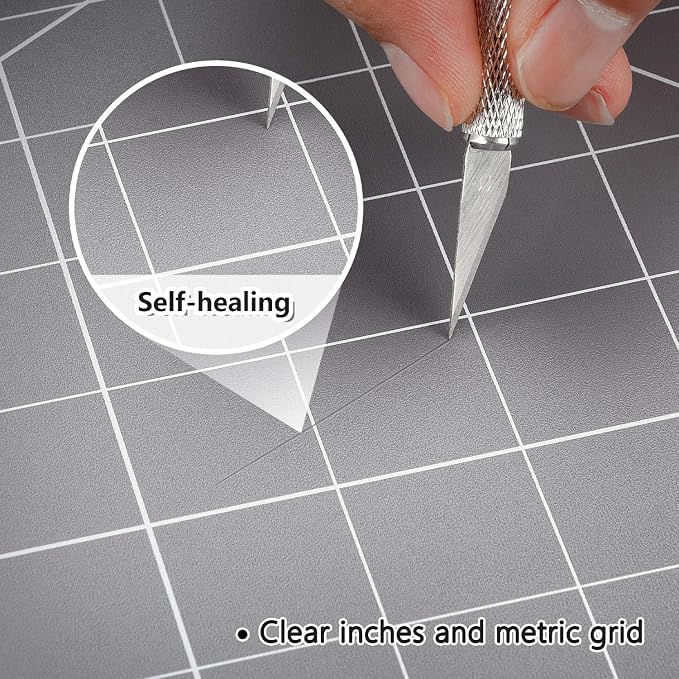 WorkLion Self Healing Cutting Mat 24''x36'': Double-Sided 5-Ply Craft Cutting - Image 5