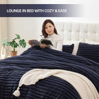 Smoofy Fluffy Queen Size Comforter Set 3 Pieces - Image 6