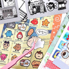 Tmtains 30 Sheets Kawaii Japanese Sticker Book Manga Books Style Writable Note - Image 6
