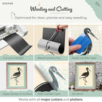 VViViD DECO65 Matte Pastel Miami Teal Permanent Adhesive Craft Vinyl - Image 6