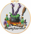 The Witch's Poison Cross Stitch Kits by VIGEGU